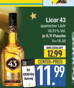 Edeka Licor 43 spanischer likör Angebot