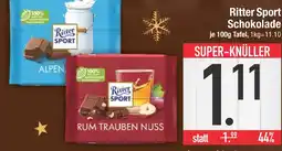 Edeka Ritter sport alpenmilch Angebot