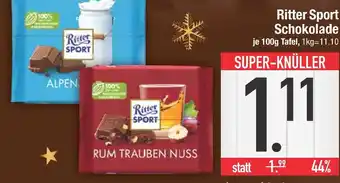 Edeka Ritter sport alpenmilch Angebot