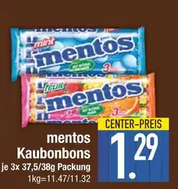 Edeka Mentos mint kaubonbons Angebot