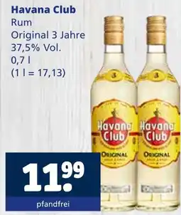 Getränkewelt Havana club rum original 3 jahre Angebot