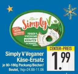 Edeka Simply v veganer käse-ersatz Angebot