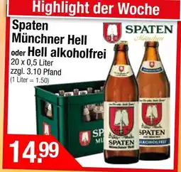 Getränke City Spaten münchner hell Angebot