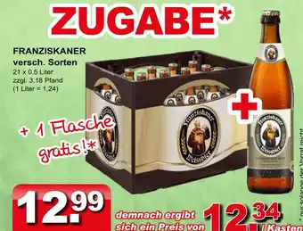 Getränkeparadies Gefromm Franziskaner Angebot