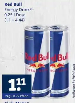 Getränkewelt Red bull energy drink Angebot