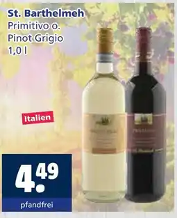 Getränkewelt St. barthelmeh primitivo Angebot