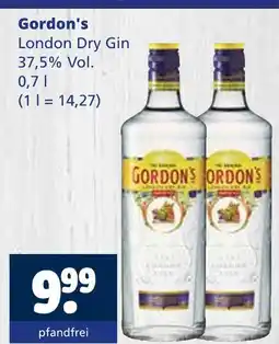 Getränkewelt Gordon's london dry gin Angebot