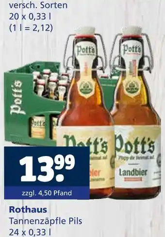 Getränkewelt Potts landbier Angebot