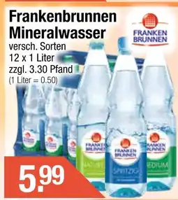 Getränke City Frankenbrunnen mineralwasser Angebot