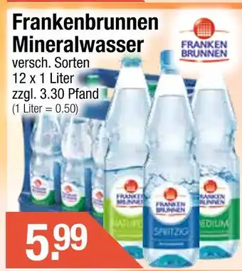 Getränke City Frankenbrunnen mineralwasser Angebot