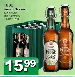Getränkeparadies Gefromm Fiege pils Angebot