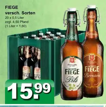 Getränkeparadies Gefromm Fiege pils Angebot