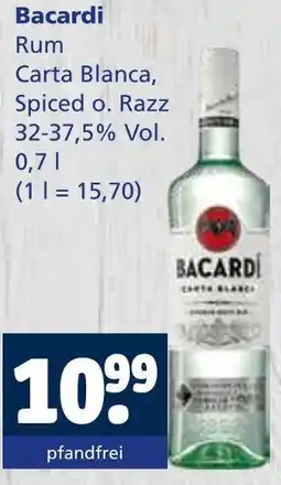Getränkewelt Bacardi rum carta blanca Angebot