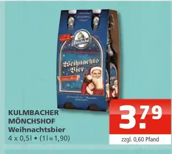 Getränke Oase Kulmbacher mönchshof weihnachtsbier Angebot