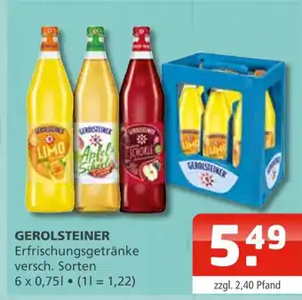 Getränke Oase Gerolsteiner erfrischungsgetränke Angebot