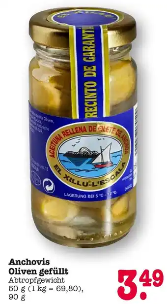 E-Center El xillu-l'escala anchovis oliven gefüllt Angebot