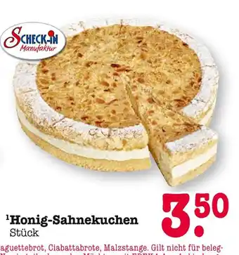 E-Center Scheck-in manufaktur honig-sahnekuchen Angebot