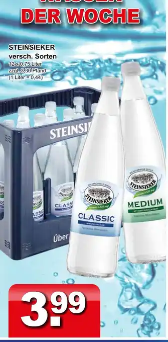 Getränkeparadies Gefromm Steinsieker classic Angebot