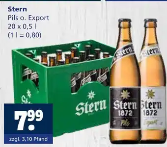 Getränkewelt Stern pils o. export Angebot