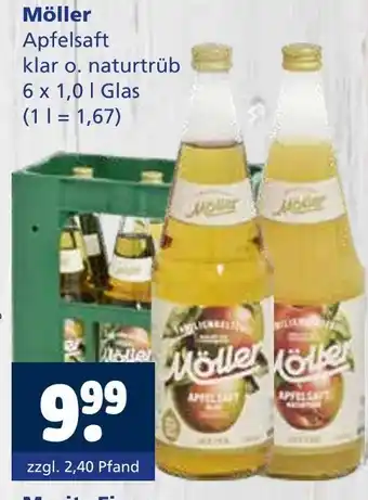 Getränkewelt Möller apfelsaft Angebot