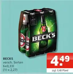 Getränke Oase Becks bier Angebot