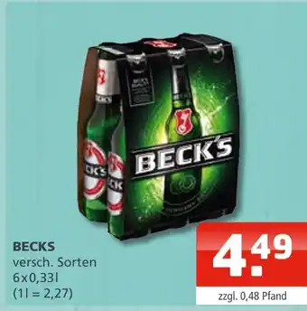 Getränke Oase Becks bier Angebot