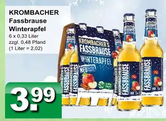 Getränkeparadies Gefromm Krombacher fassbrause winterapfel Angebot
