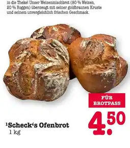 E-Center Scheck's ofenbrot Angebot
