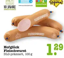 E-Center Hofglück fleischwurst Angebot