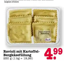 E-Center Ravioli mit kartoffel-bergkäsefüllung Angebot