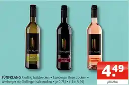 Getränke Oase Fünfklang riesling halbtrocken Angebot