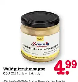 E-Center Scheck-in manufaktur waldpilzrahmsuppe Angebot