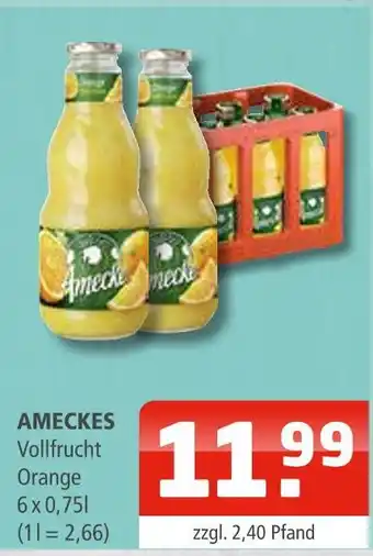 Getränke Oase Amecke vollfrucht orange Angebot