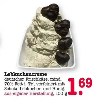E-Center Lebkuchencreme Angebot