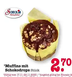 E-Center Scheck-in manufaktur muffins mit schokodrops Angebot