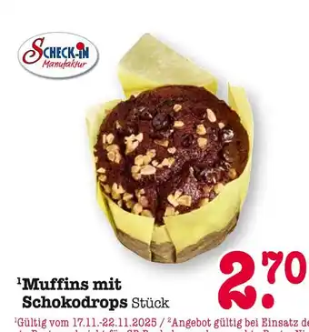 E-Center Scheck-in manufaktur muffins mit schokodrops Angebot
