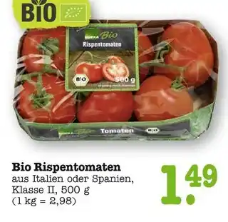 E-Center Bio rispentomaten Angebot
