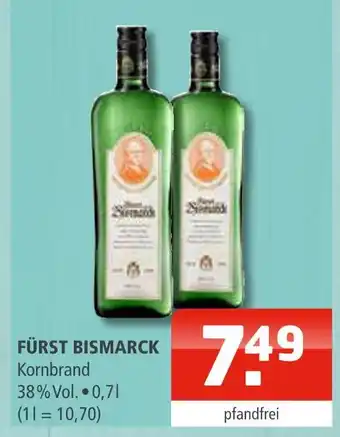 Getränke Oase Fürst bismarck kornbrand Angebot