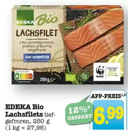 E-Center Edeka bio lachsfilets Angebot