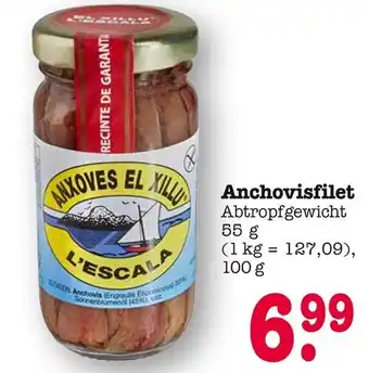 E-Center L'escala anchovisfilet Angebot