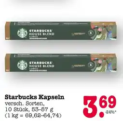 E-Center Starbucks kapseln Angebot