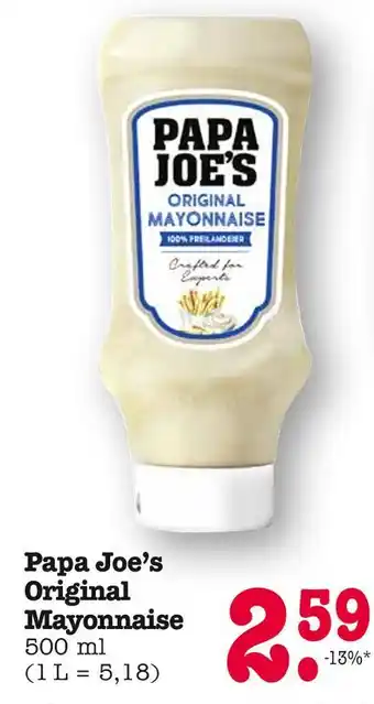 E-Center Papa joe's original mayonnaise Angebot