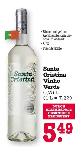 E-Center Santa cristina vinho verde Angebot