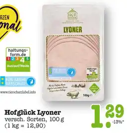E-Center Hofglück lyoner Angebot