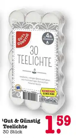 E-Center Gut & günstig teelichte Angebot