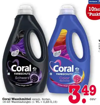 E-Center Coral farbschutz schwarz waschmittel Angebot