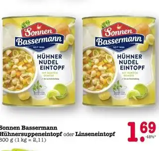 E-Center Sonnen bassermann hühnereintopf Angebot