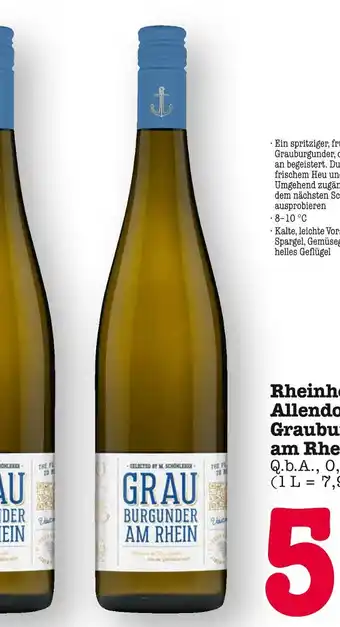 E-Center Grau burgunder am rhein Angebot