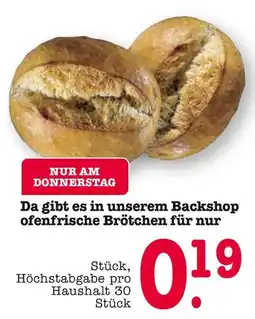 E-Center Ofenfrische brötchen Angebot