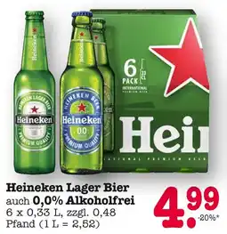 E-Center Heineken lager bier Angebot